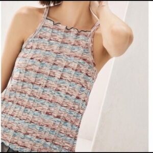 Akemi + Kin Anthropologie Halter Knit Tank